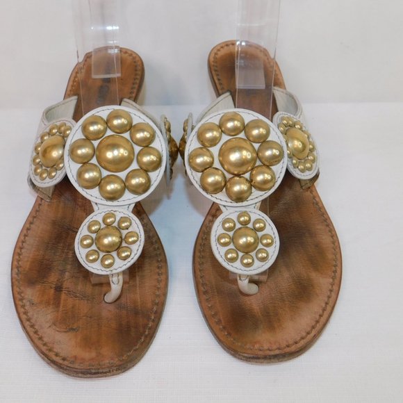 Miu Miu Sandals Made In Italy Size 36.5 - Picture 2 of 13